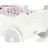 Poussette de Poupée en Bois  Blanc Gris