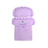 Poussette de Poupée en Bois  Blanc Lila