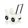 Poussette de Poupée en Bois  Blanc Noir
