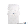 Poussette de Poupée en Bois  Crème Blanc