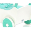 Poussette de Poupée en Bois  Menthe Blanc