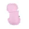 Poussettes de Poupée en Osier Naturel Rose