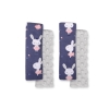 Protège Ceinture de Sécurité pour Enfants Bleu Gris Lapins