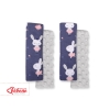 Protège Ceinture de Sécurité pour Enfants Bleu Gris Lapins