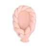 Réducteur de Lit Bébé + Tour de Lit 2 en 1 Rose Poudré