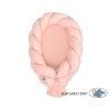 Réducteur de Lit Bébé + Tour de Lit 2 en 1 Rose Poudré