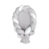 Réducteur de Lit Bébé Transformable en Tour de Lit Blanc Gris