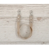 Rênes de Cheval Bâton Beige