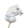 Rênes pour Licol de Cheval Bâton Bleu Clair
