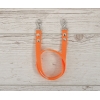 Rênes pour Licol de Cheval Bâton Orange