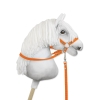 Rênes pour Licol de Cheval Bâton Orange