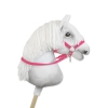 Rênes pour Licol de Cheval Bâton Rose Foncé