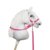 Rênes pour Licol de Cheval Bâton Rose Foncé