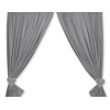 Rideaux pour Chambre de Bébé Anthracite Cœurs
