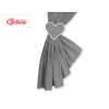Rideaux pour Chambre de Bébé Anthracite Cœurs