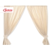Rideaux pour Chambre de Bébé Beige à Pois Cœurs