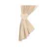 Rideaux pour Chambre de Bébé Beige à Pois Cœurs