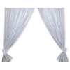 Rideaux pour Chambre de Bébé Gris à Pois Cœurs