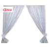 Rideaux pour Chambre de Bébé Gris à Pois Cœurs