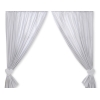 Rideaux pour Chambre de Bébé Gris Cœurs