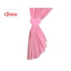 Rideaux pour Chambre de Bébé Rose à Carreaux Cœurs