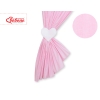 Rideaux pour Chambre de Bébé Rose Rayures Cœurs