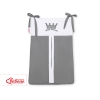 Sac à Couches Bébé avec Broderie Anthracite Prince / Princess