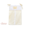 Sac à Couches Bébé avec Broderie Crème Prince / Princess