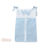Sac à Couches Bébé Bleu Fleurs Cœurs