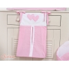 Sac à Couches Bébé Rose Cœurs