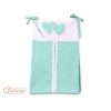 Sac à Couches Menthe Cœurs