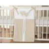Sac à Langer Couches Beige à Pois Cœurs
