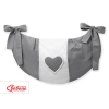Sac de Jouet pour Bébé Anthracite Cœurs