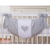 Sac de Jouet pour Bébé Gris Cœurs