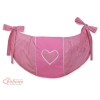 Sac de Jouet pour Bébé Rose à Carreaux Cœurs