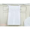 Sac de Rangement pour Couche Blanc Cœurs