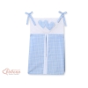 Sac de Rangement pour Couche Bleu à Carreaux Cœurs