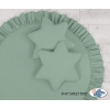 Set de 2 Coussins Blanc Vert Vert Pastel