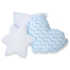 Set de 3 Coussins pour Tipi Bleu Chevron
