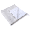 Set Tipi pour Enfant avec Tapis de Sol et Plumes Décoratives Gris à Pois