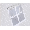 Set Tipi pour Enfant avec Tapis de Sol et Plumes Décoratives Gris à Pois