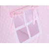 Set Tipi pour Enfant avec Tapis de Sol et Plumes Décoratives Rose à Pois