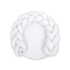 Tapis Cocon Tressé Tour de Lit 2 en 1 Blanc