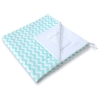 Tapis de Sol Matelassé pour Tipi Menthe Chevron