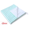 Tapis de Sol Matelassé pour Tipi Menthe Chevron