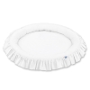 Tapis Nid Cocon avec Froufrou pour Bébé Blanc
