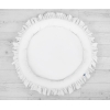 Tapis Nid Cocon avec Froufrou pour Bébé Blanc