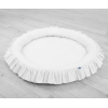 Tapis Nid Cocon avec Froufrou pour Bébé Blanc