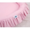 Tapis Nid Cocon avec Froufrou pour Bébé Rose
