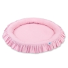 Tapis Nid Cocon avec Froufrou pour Bébé Rose